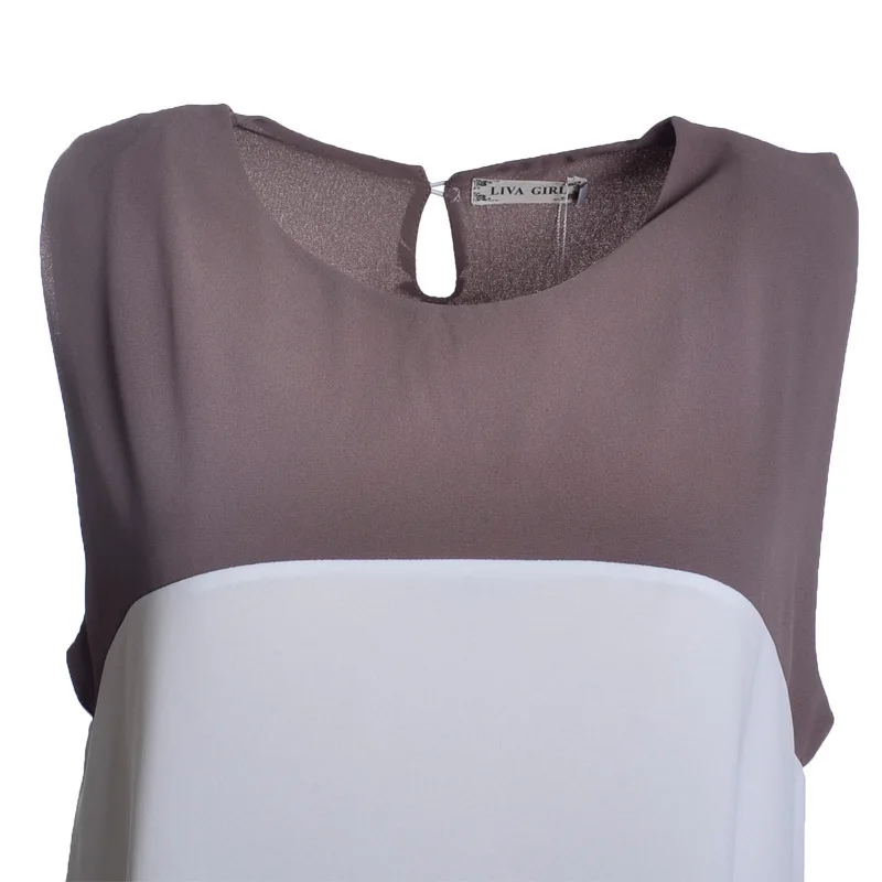 Женское Повседневное платье из полиэстера элегантное слитное контрастных