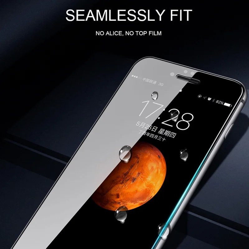 2 упаковки 3D полное покрытие закаленное стекло для iPhone 8 7 6 6s Plus 5 5S SE защита экрана на iPhone X XS Max XR защитная Пленка чехол