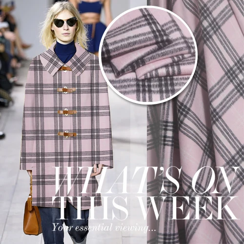 

145cm Fresh Elegant in a Thin Wool Cashmere Fabric Shun Plaid Autumn Winter Coat Wool Fabric Wholesale Cashmere Cloth Per Meter