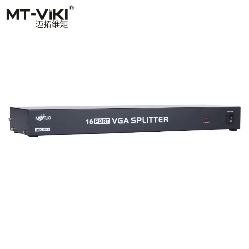 MT VIKI 16 портовый VGA сплиттер 350 МГц 1 вход в выходов несколько видео дистрибьюторов