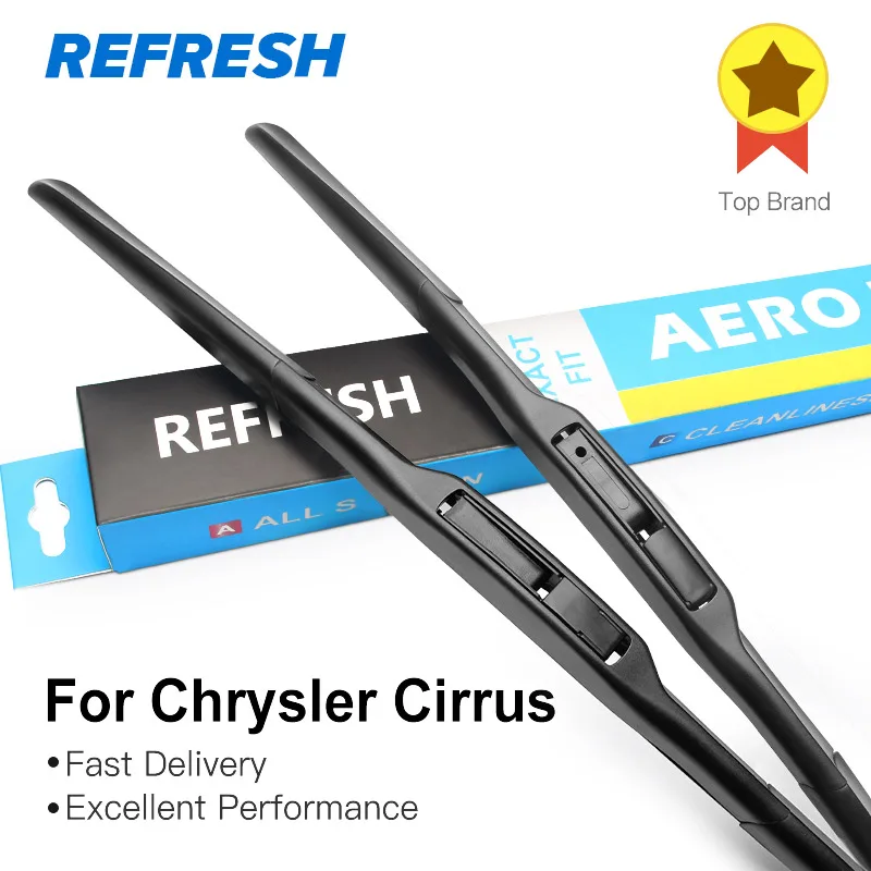 

REFRESH Hybrid Wiper Blades for Chrysler Cirrus Fit hook Arms