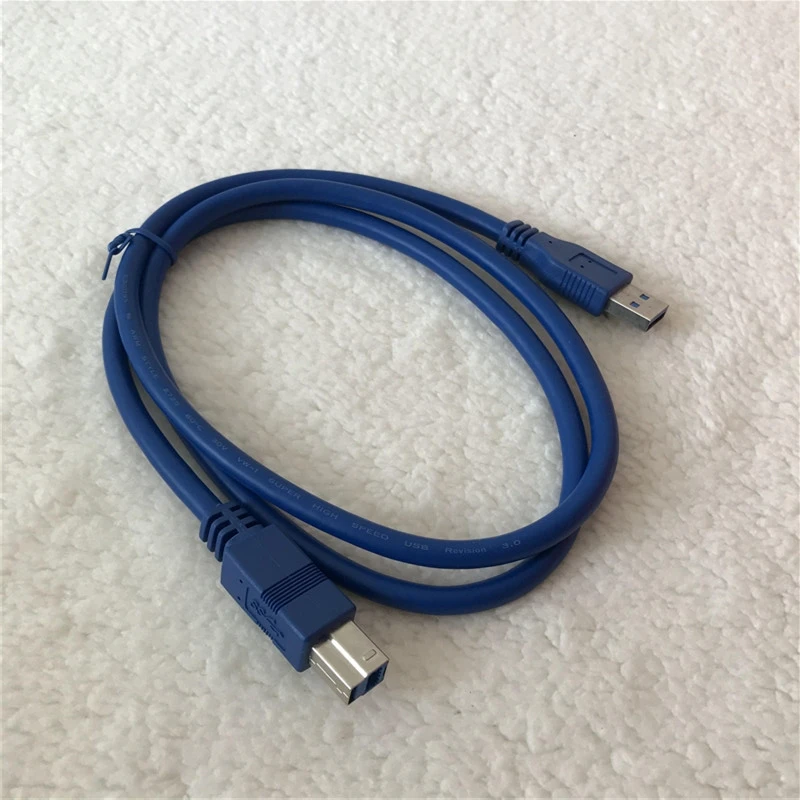 100 шт./лот USB 3 0 тип A адаптер для B порт принтера мужской удлинитель данных кабель