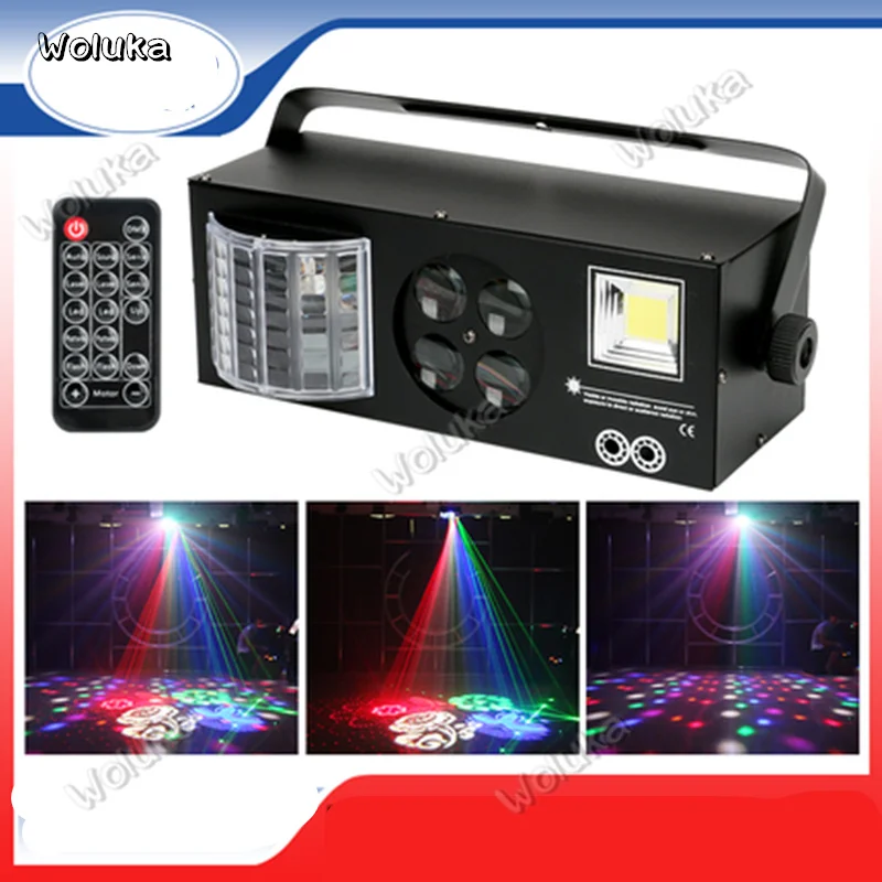Сцсветильник стробоскоп CD50 W03 вращающаяся лампа с эффектом излучения семь