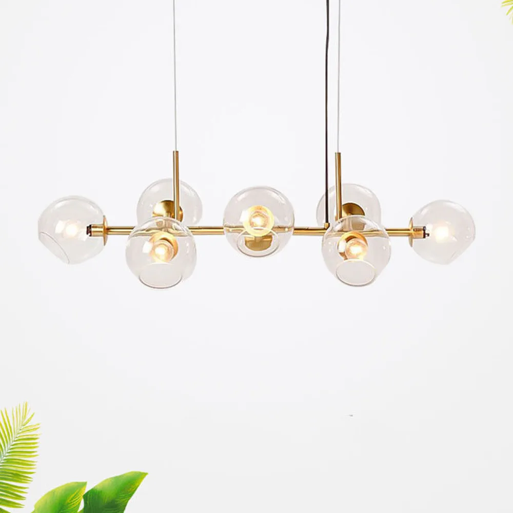 

Modern Creative Pendant Light Suspension LED Glass Pendant Lamp Living Room Bedroom fixture Home Pendant Lighting PA0137