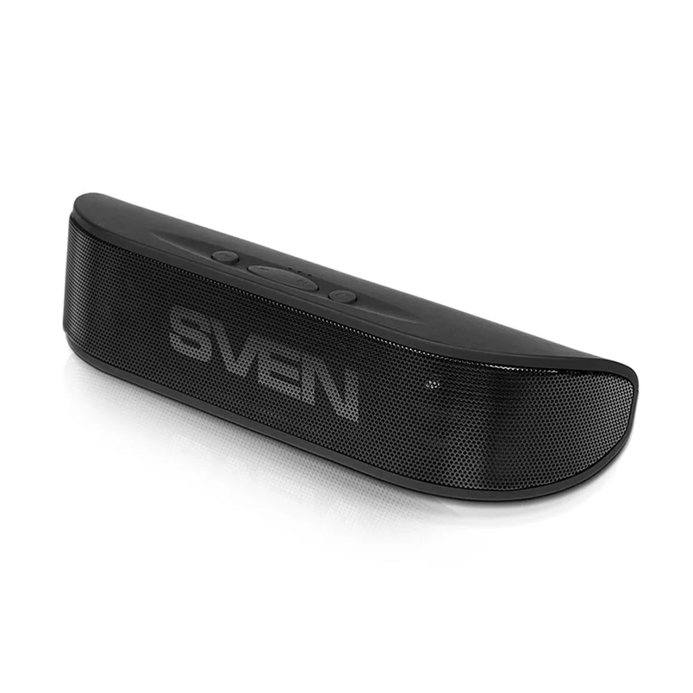 Портативная акустика АС SVEN PS 70BL черный (6 Вт Bluetooth 800мА*ч)|Портативные колонки| |