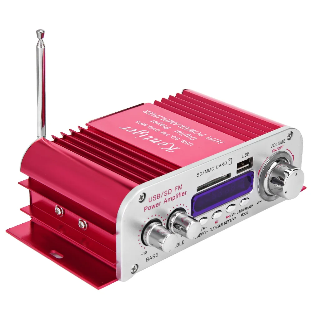 Hi Fi Цифровой Авто Стерео Мощность усилитель светодиодный режим звука аудио