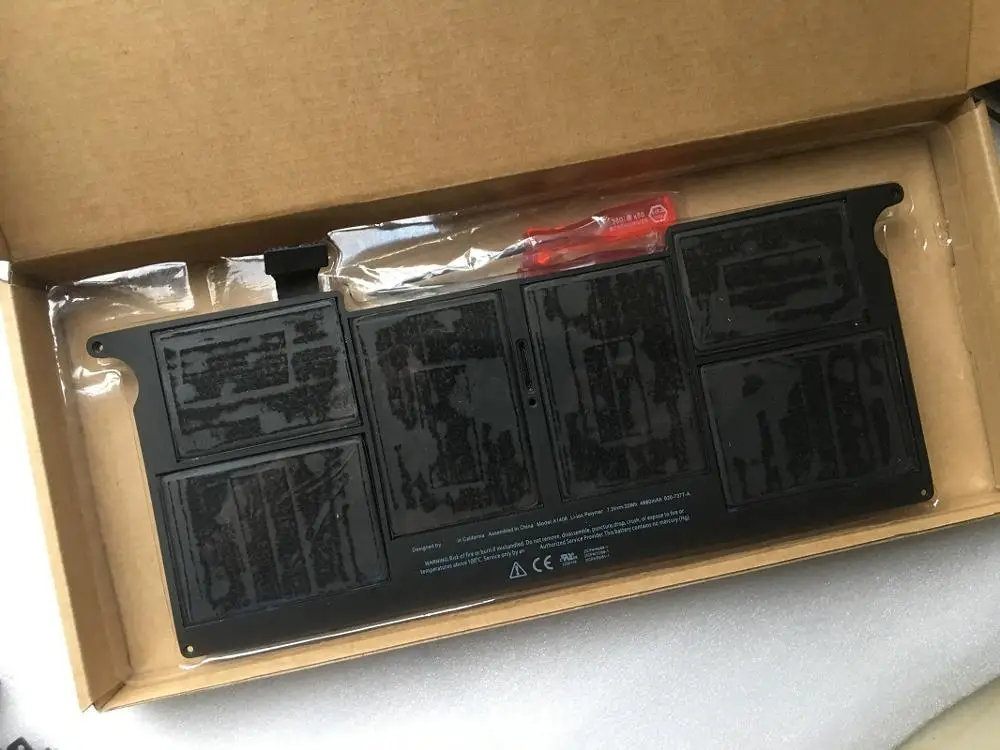 Оригинальный OEM Аккумулятор SupStone A1406 A1495 для APPLE Macbook Air 11 дюймов A1465 Mid 2012 2013 Ранняя