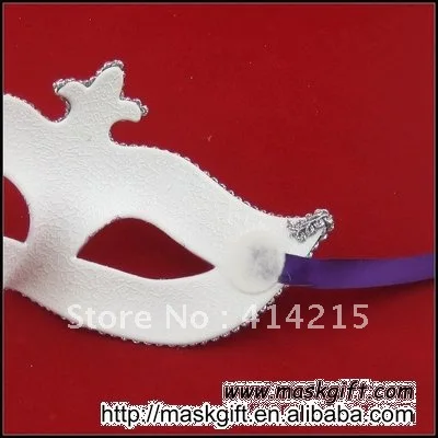 2016 популярная оптовая продажа фиолетовая и серебряная Маскарадная маска в