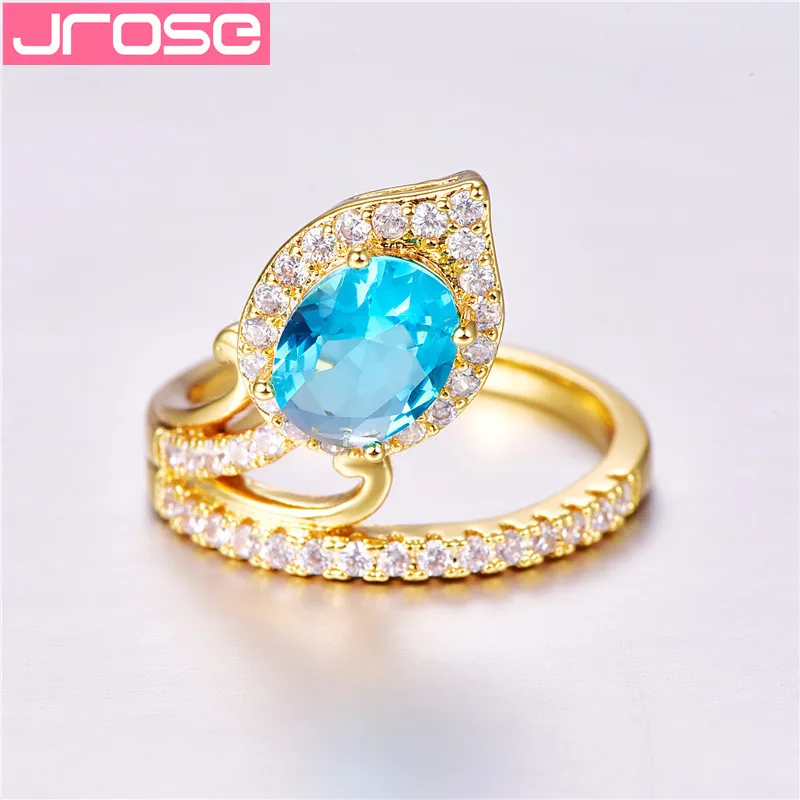 JROSE 2019 новые модные обручальные кольца для женщин серебро 925 ювелирные изделия