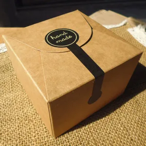 100 шт., длинные наклейки Ручная работа для упаковки тортов