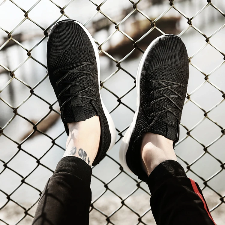 Мужские кроссовки; zapatillas hombre; Ультралегкая спортивная обувь; уличная Мужская обувь для бега; летние мужские кроссовки из сетчатого материала