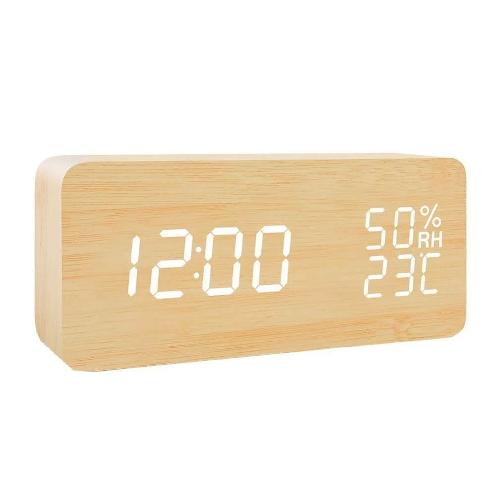 Multi-functional Led Digital Alarm Clock Innovative LED Student Electronic Snooze Sensor Kids Table Bedroom | Дом и сад