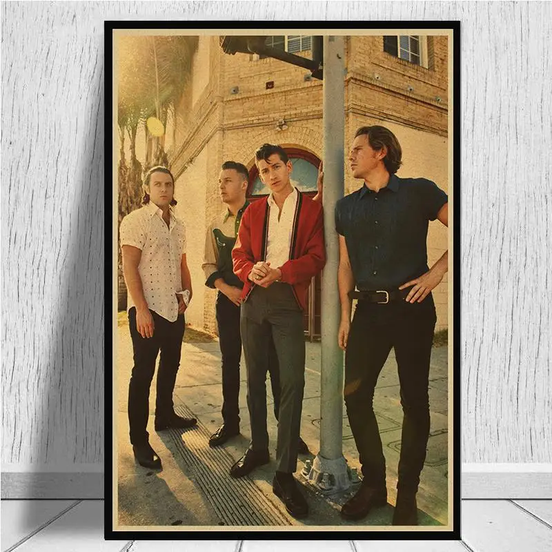 Рок Группа Arctic Monkeys крафт бумага постер настенный для дома Декор дома|Наклейки на