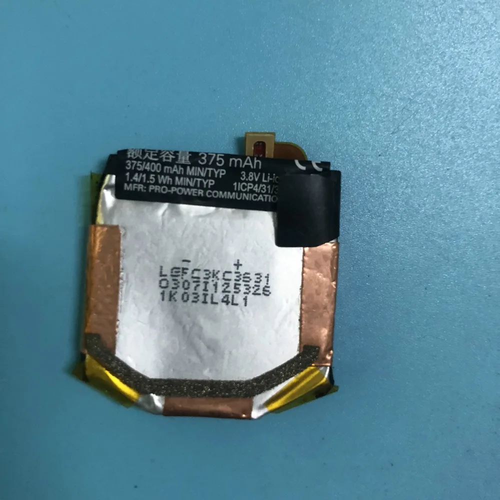 Новый высококачественный аккумулятор для смарт часов 3 8 V 375/400mAh Motorola Moto 360 2nd 42 FW3S