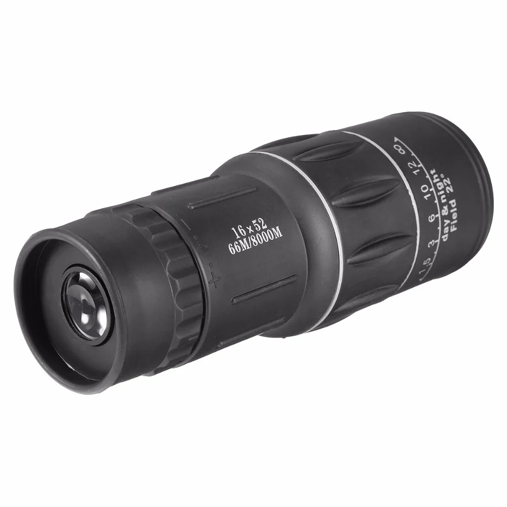 Горячая 16x52 Высокая Мощность бинокль Monoculo оптический Монокуляр Spyglass HD зрительные трубы Professional телескоп театр бинокль