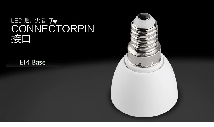 E14 2835 Светодиодный свет свечи лампы высокой Мощность 7 Вт 10smd встраиваемые