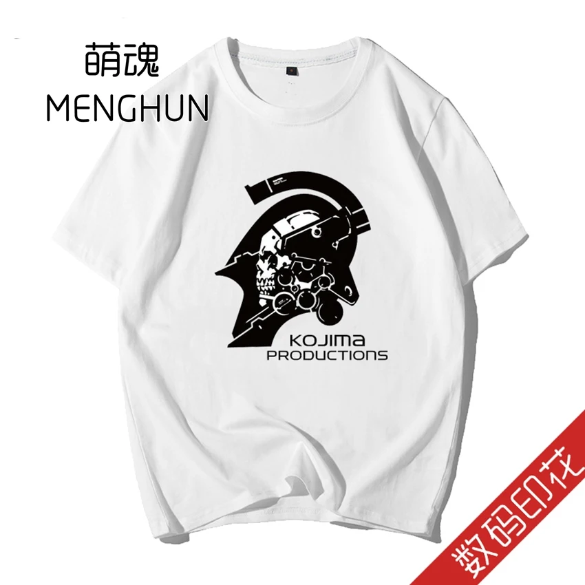 Kojima Productions Death stranding Ludens футболки для фанатов игр с цифровым принтом Мужские белые