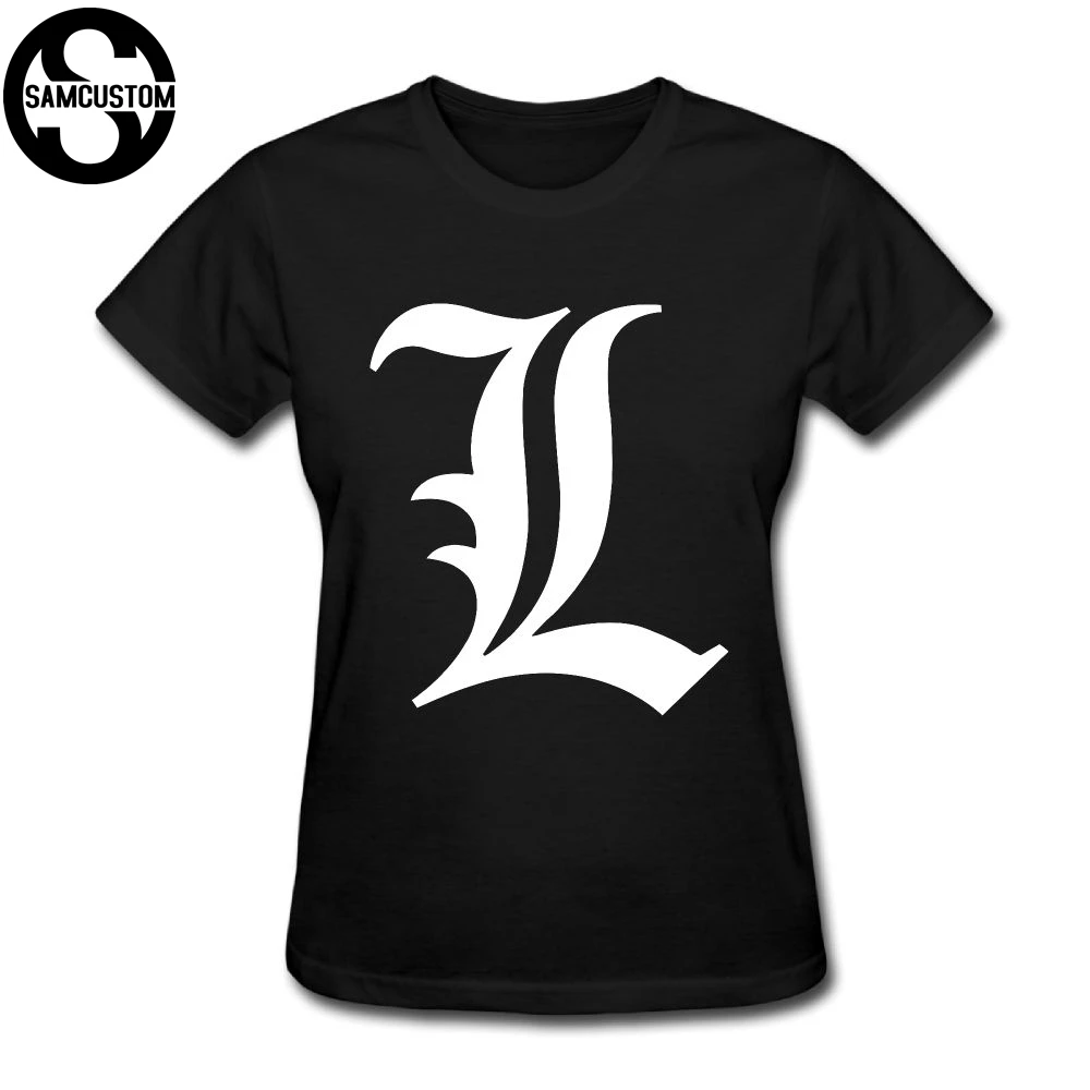 Женские футболки с 3d принтом SAMCUSTOM Death Note забавные повседневные женские топы
