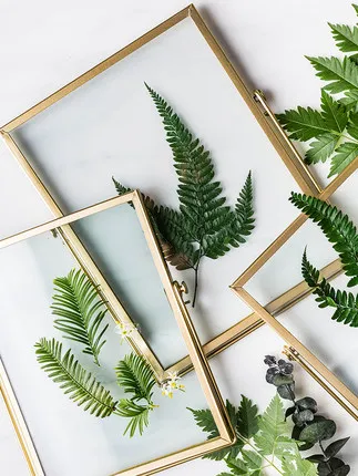 Ins Скандинавская простая металлическая Геометрическая фоторамка окончание