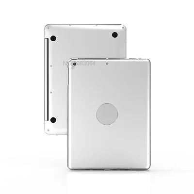 Silver Loufu Bluetooth клавиатура для iPad металлический корпус для нового iPad 9,7 дюймов Чехлы планшеты A1822 A1823 A1893 A1954 - Цвет: Silver