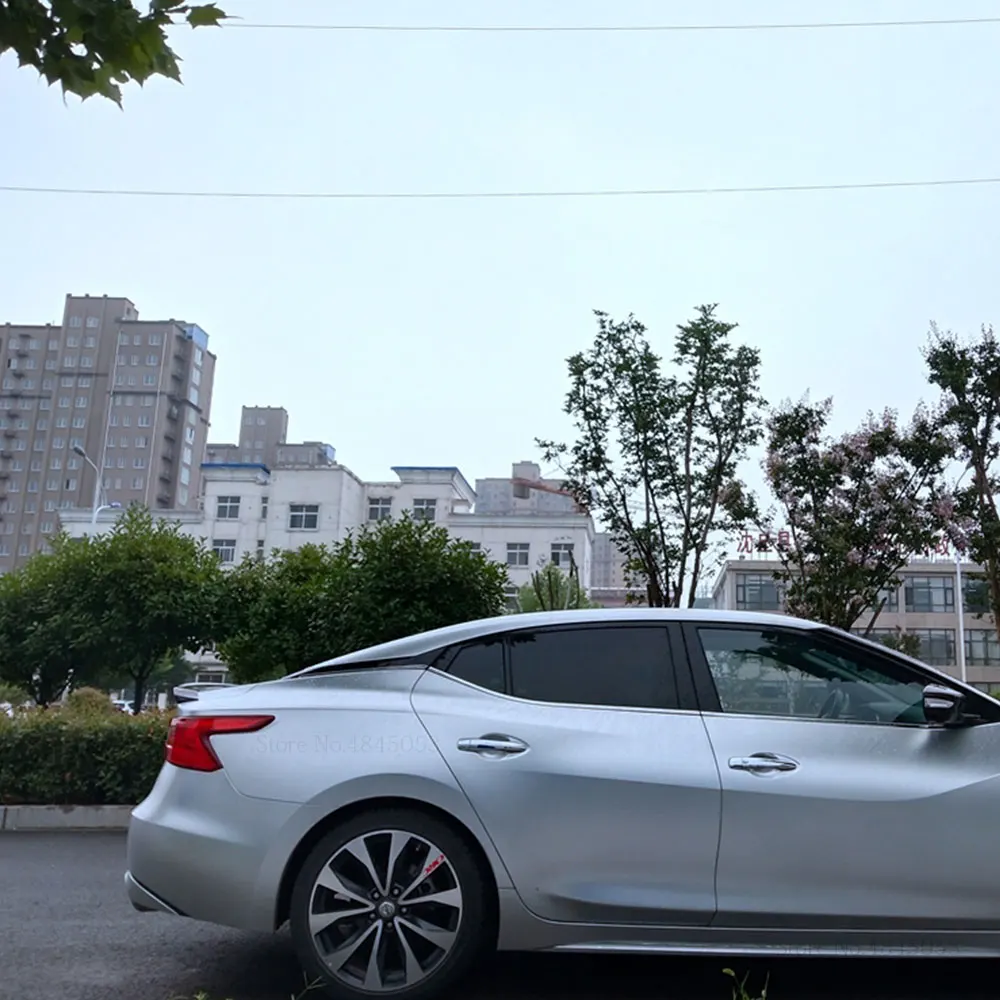 Для Nissan Maxima черный спойлер Высокое качество ABS пластик праймер цвет автомобиля хвост крыло задний багажник белый спойлер