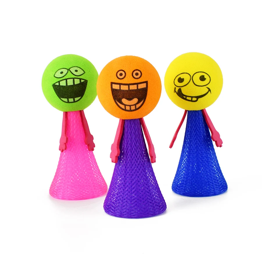 1 шт. Забавная летающая прыгающая кукла Интересная Случайный цвет Мягкие Странные Творческие Игрушки Обучающиеся для Детей Подарки on.