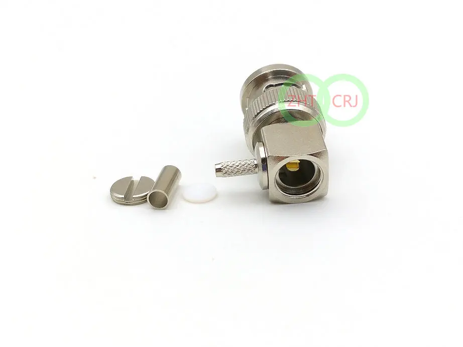 50 шт. 75 ом BNC штекер обжимной для RG179 RG316 RG174 кабель RF коаксиальный разъем |