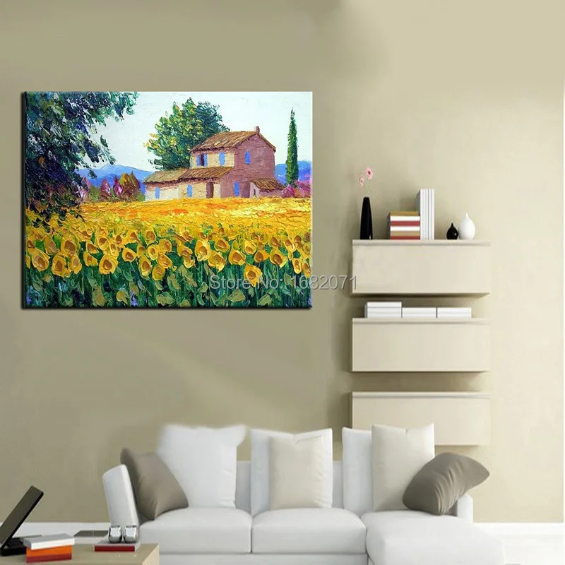 Бесплатная доставка высокое качество природный пейзаж для украшения стен холст