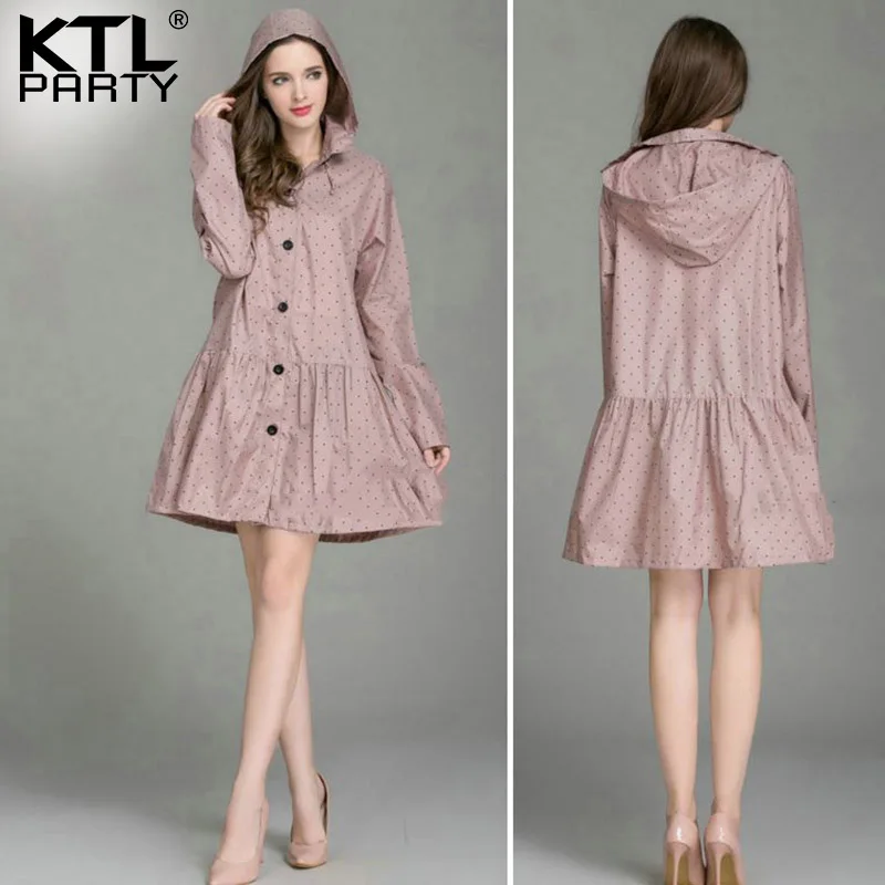KTLPARTY женские модные дождевики уличные для путешествий непромокаемое