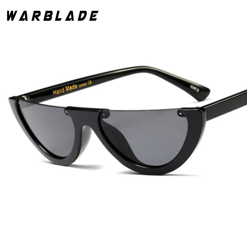 Женские солнцезащитные очки без оправы WarBLade Модные прозрачные брендовые