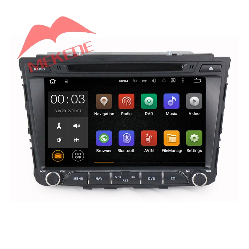 Бесплатная доставка Android7.1 2 грамма Автомобильный мультимедийный плеер для hyundai