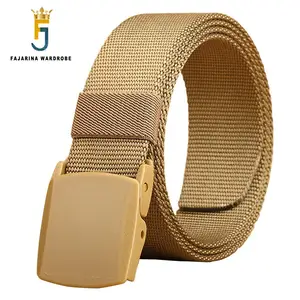 FAJARINA, унисекс, автоматический нейлоновый ремень, модный дизайн, поясные холщовые ремни, ремень для пары, аксессуары для женщин, ширина 3,8 см, CBFJ0043