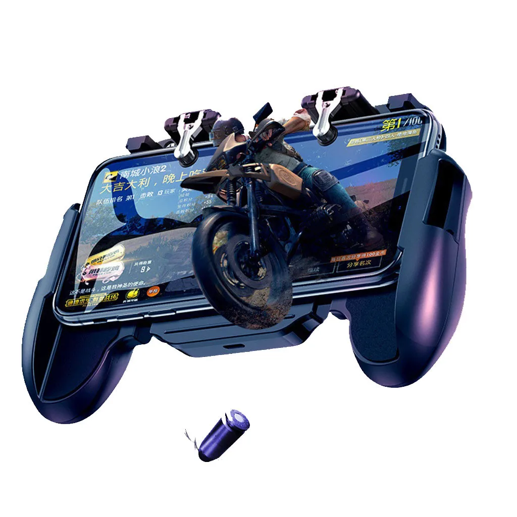 Мобильный игровой контроллер для PUBG 4 в 1 геймпад стрельбы и прицеливания триггер