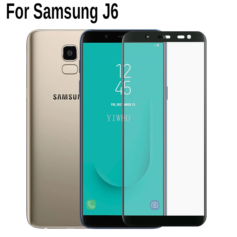 Для samsung Galaxy J6 полное покрытие закаленное стекло SM J600F 9H Защитная пленка для экрана на J 6 600F J600F J600F/DS