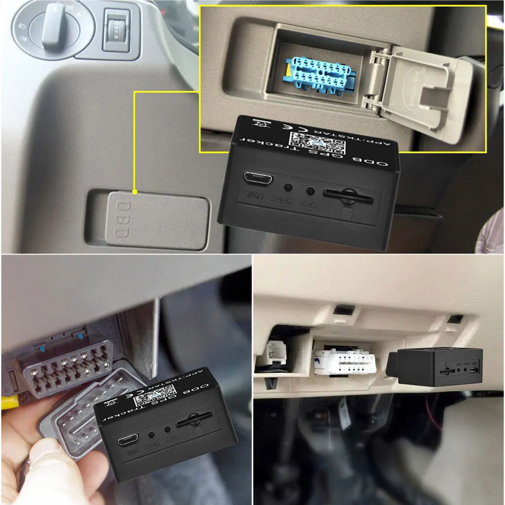 Автомобильный GPS-позиционер Mini OBD устройство отслеживания GSM GPRS мониторинг
