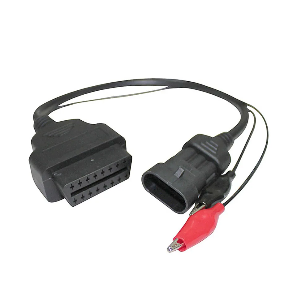 2018 лучшее качество для Fiat 3Pin 16Pin OBD/OBDII автомобиля диагностический кабель разъем 3