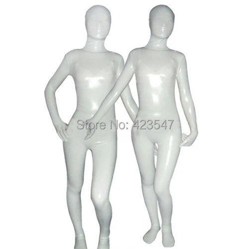 Белый металлик зентай костюм|zentai metallic|suit suitsuit white |