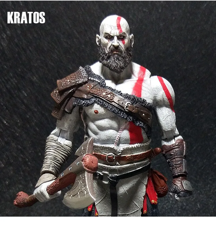 God War 4 Kratos ПВХ фигурка Коллекционная модель игрушки 7 дюймов 18 см призрак Спарта бюст сон Зевс