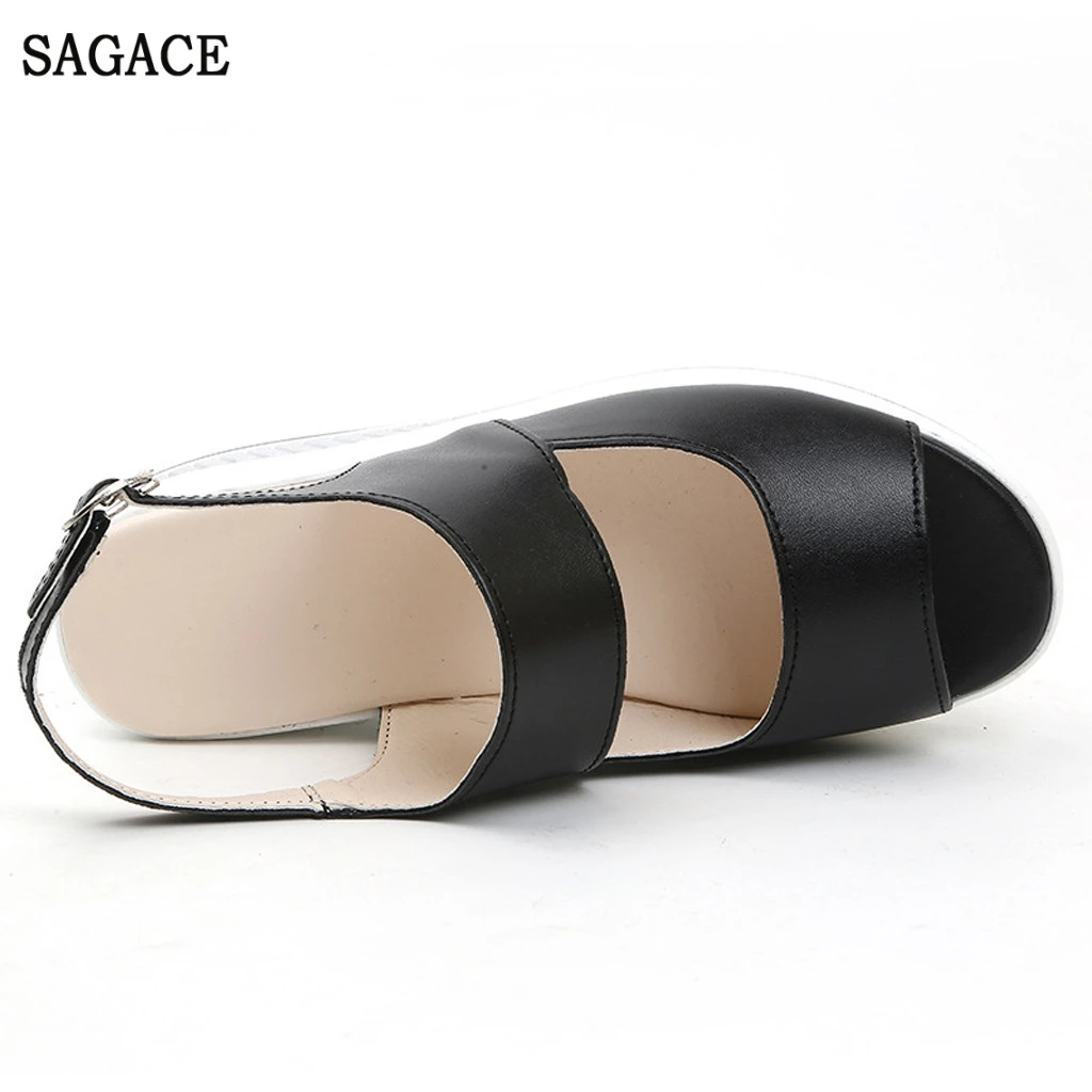 Сандалии SAGACE женские с открытым носком на высокой платформе пикантные сандалии