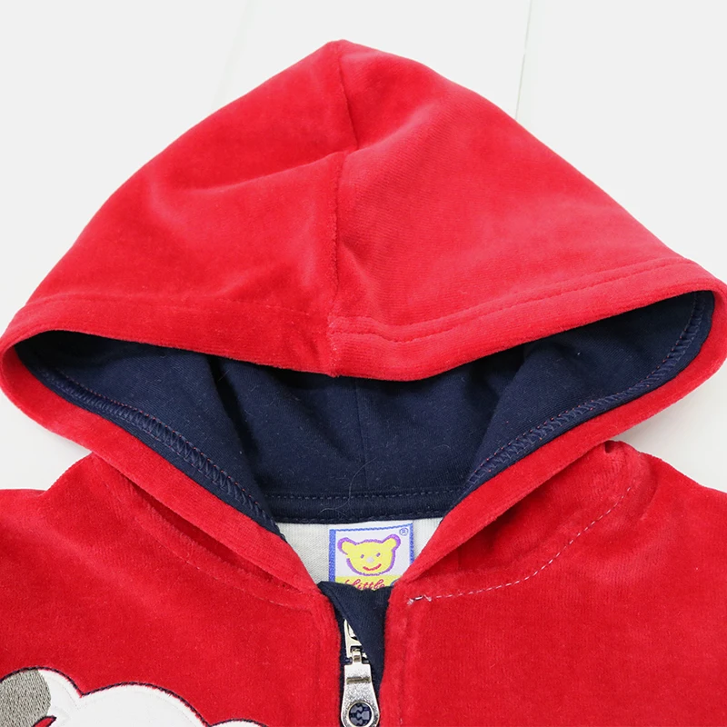 Детская велюровая блузка на молнии с длинным рукавом|children coat|children jacketsjacket children |