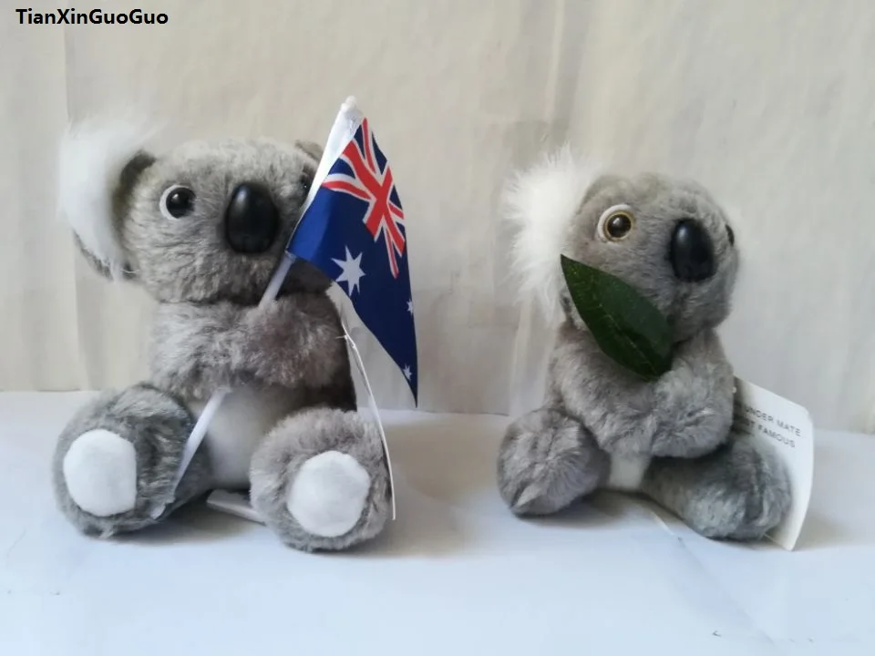 Около 12 см серая плюшевая игрушка коала милая Коала Мягкая кукла детская