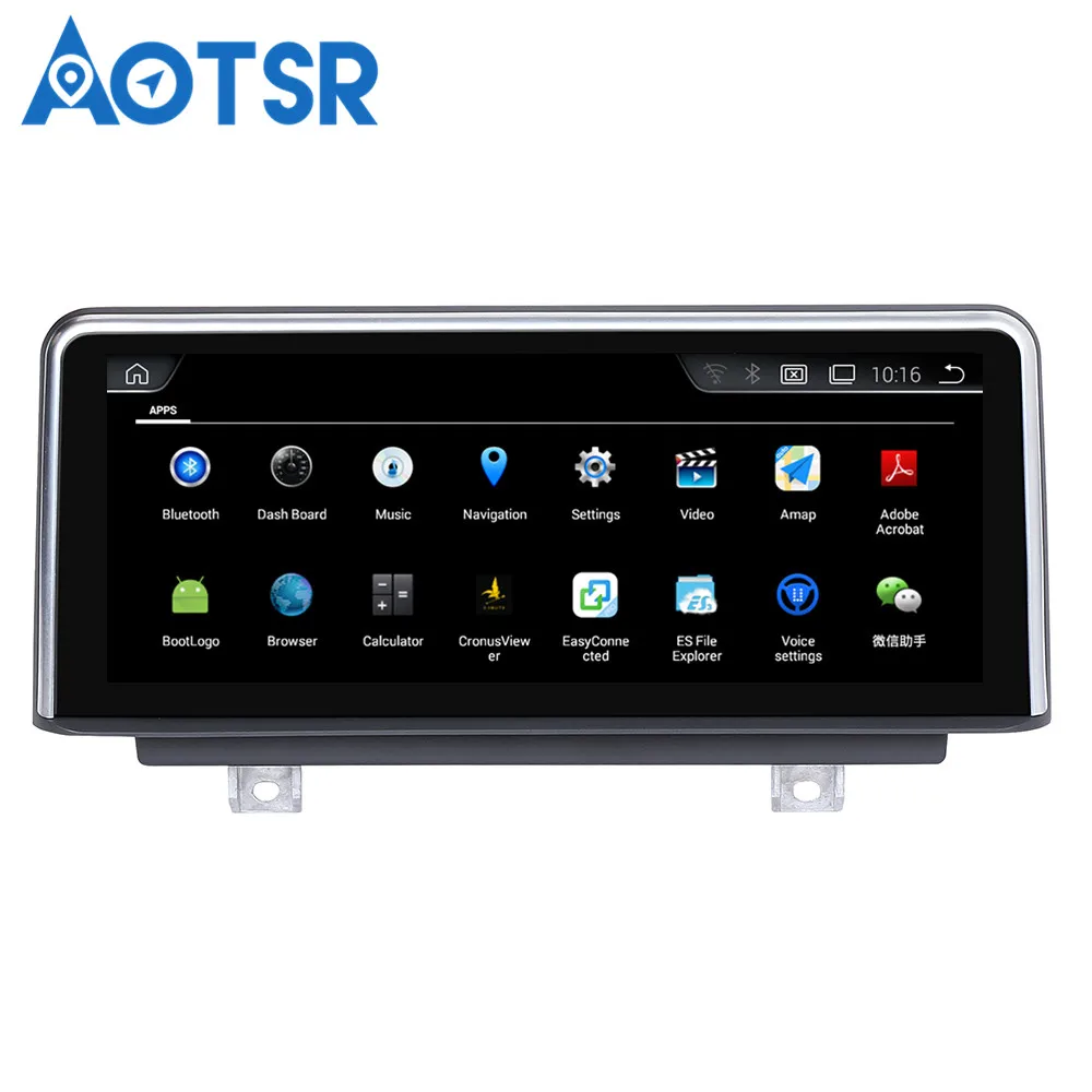 Автомобильный GPS-навигатор Aotsr Android 4 без DVD-плеера головное устройство для BMW 1