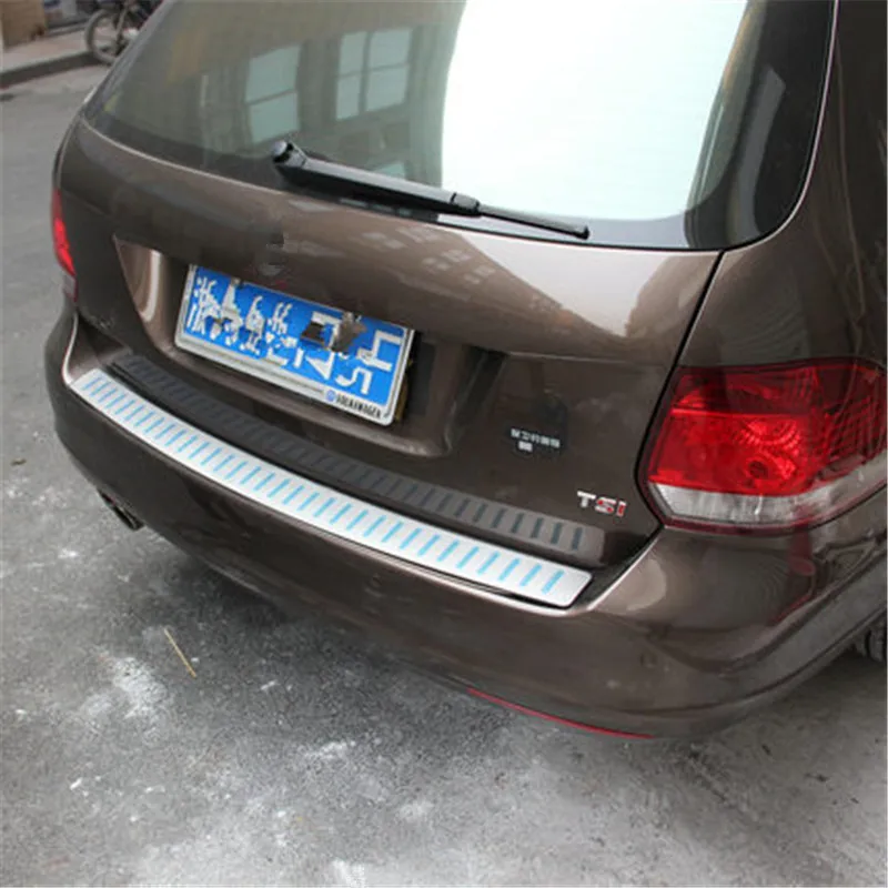 Для Volkswagen sharan 2012 2013 2014 2015 2016 2017 2018 протектор заднего бампера из нержавеющей стали