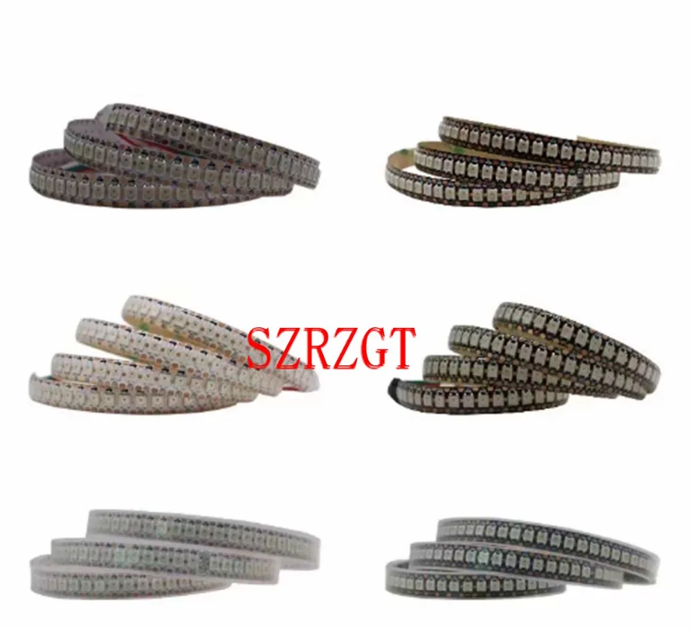 WS2812B 5050 RGB Светодиодная лента 5 м 150 300 светодиодов 144 30 светодиодов/м