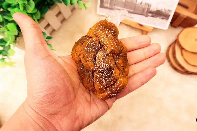 Kuutti мягкий случайный 1 шт. Jumbo милый слоеный хлеб мягкий ремешок для телефона антистресс мягкая игрушка