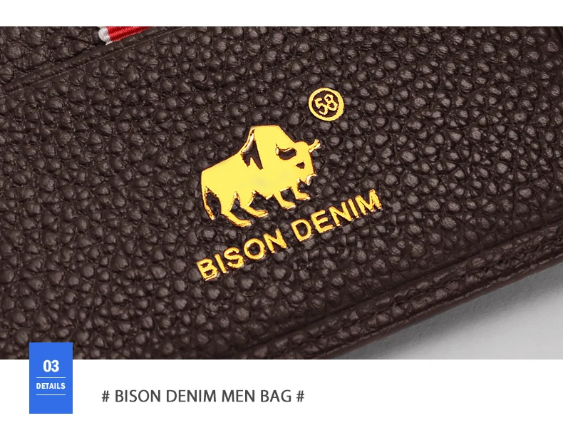 BISON DENIM мужской кошелек из натуральной кожи с роскошным мужским ремнем, Подарочная коробка, держатель для карт, кошелек для отца, друга, подарочный набор на день рождения