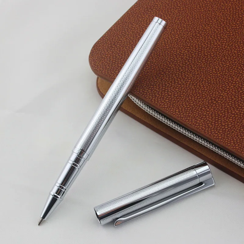 Jinhao серебряная металлическая шариковая ручка 126 хорошая черная для письма