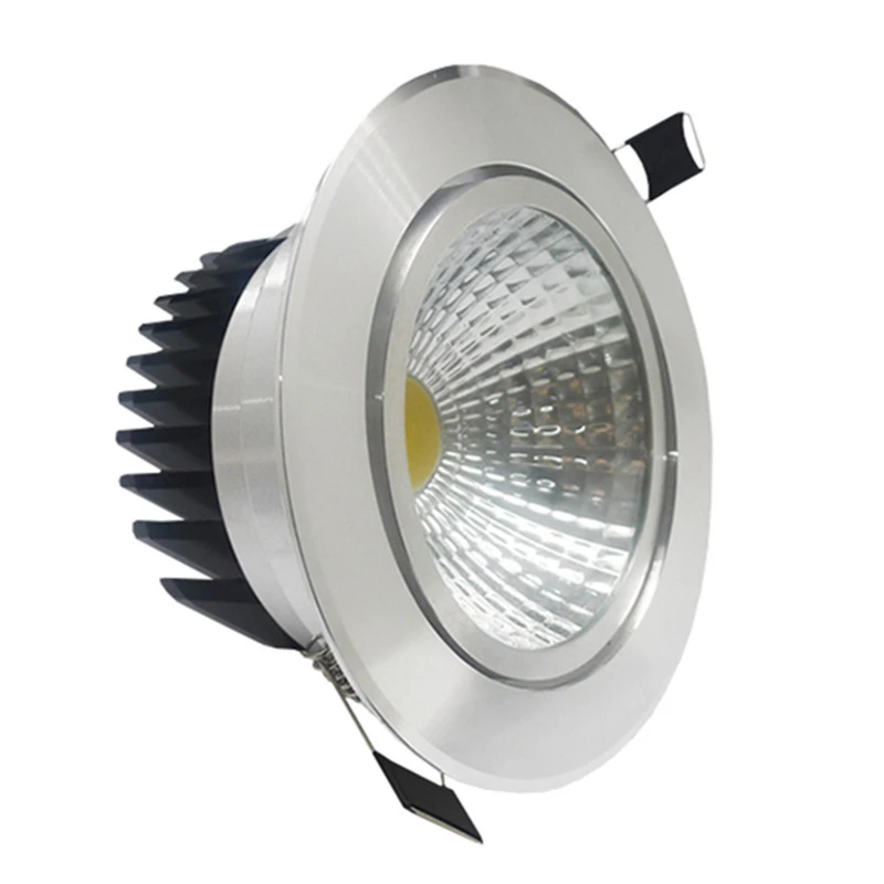 Dimmable Led вниз светильник COB Потолочный Точечный 5 Вт 7 9 15 AC85 265V потолочный