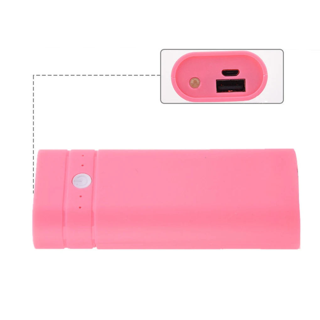 6 цветов портативный внешний DIY USB мобильный Банк питания зарядное устройство чехол 18650 Держатель батареи коробка для iPhone для Xiaomi зарядки