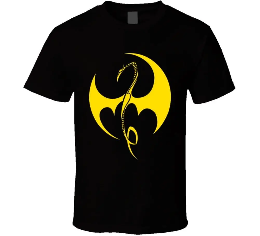 Iron Fist Yellow Logo Netflix Original Fan T Shirt | Мужская одежда